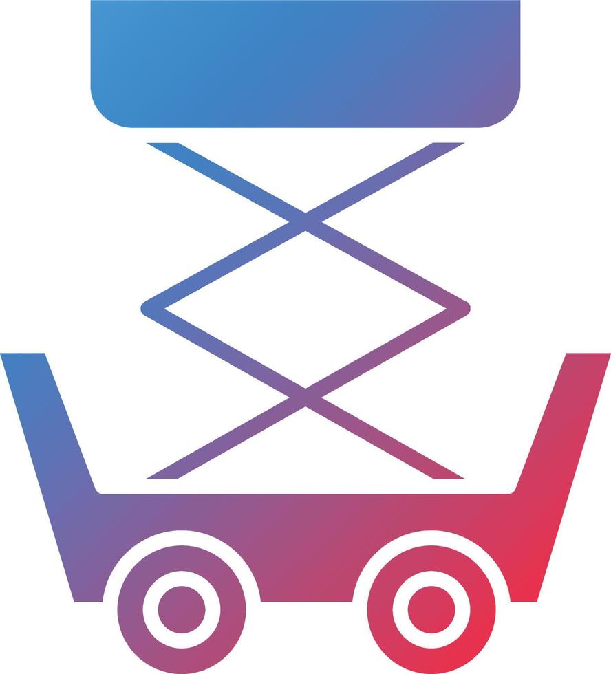 Vector Design Scissor Lift Icon Style