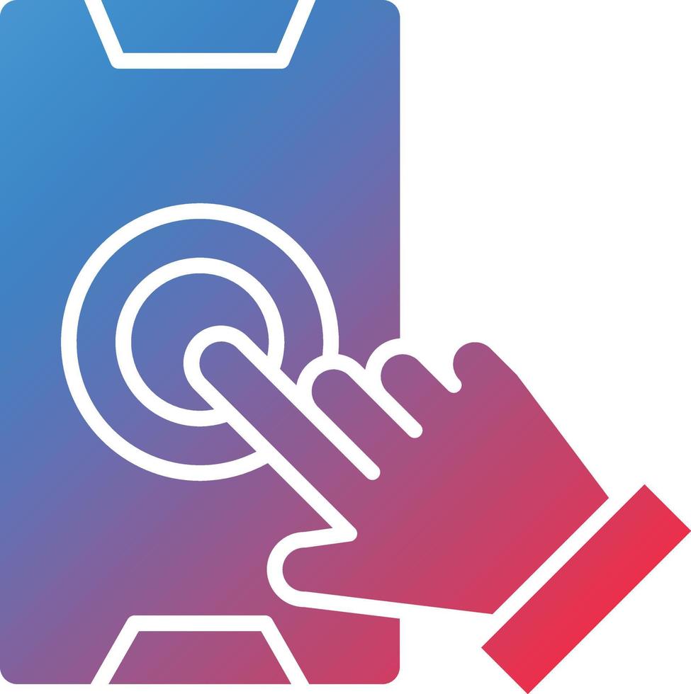 Vector Design Touch Screen Icon Style