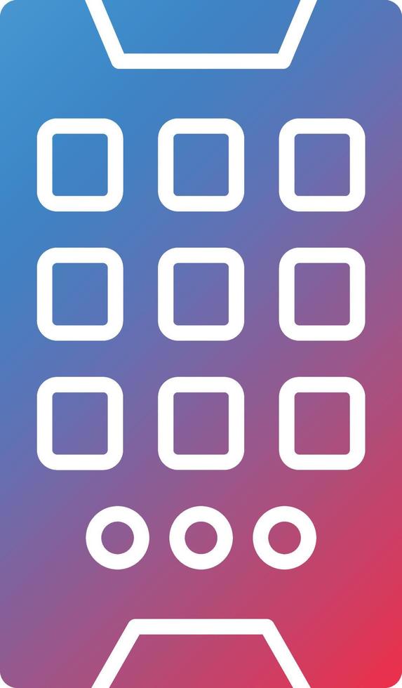 Vector Design Mobile Apps Icon Style