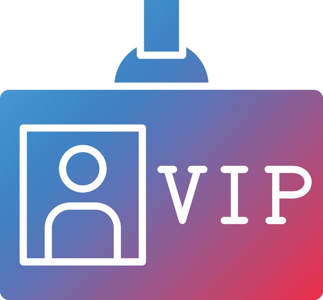 vector diseño VIP pasar icono estilo
