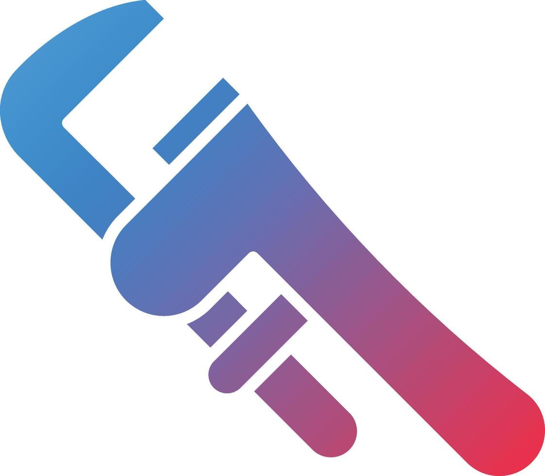 Vector Design Wrench Icon Style