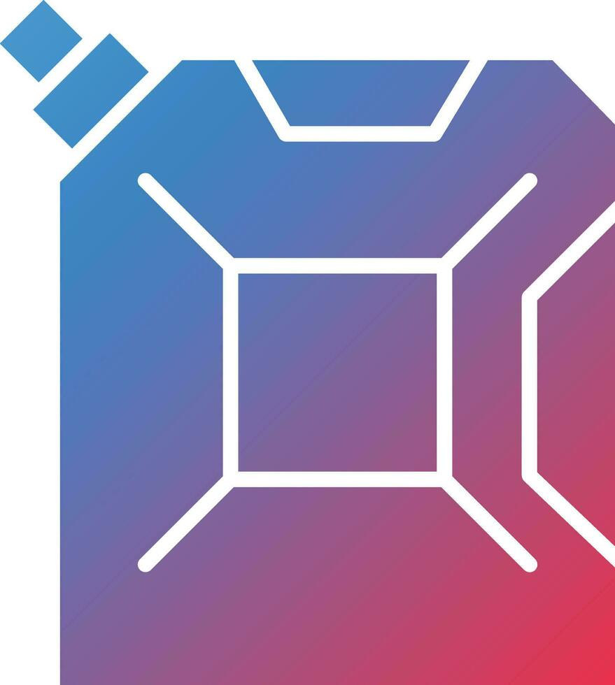 Vector Design Fuel Can Icon Style