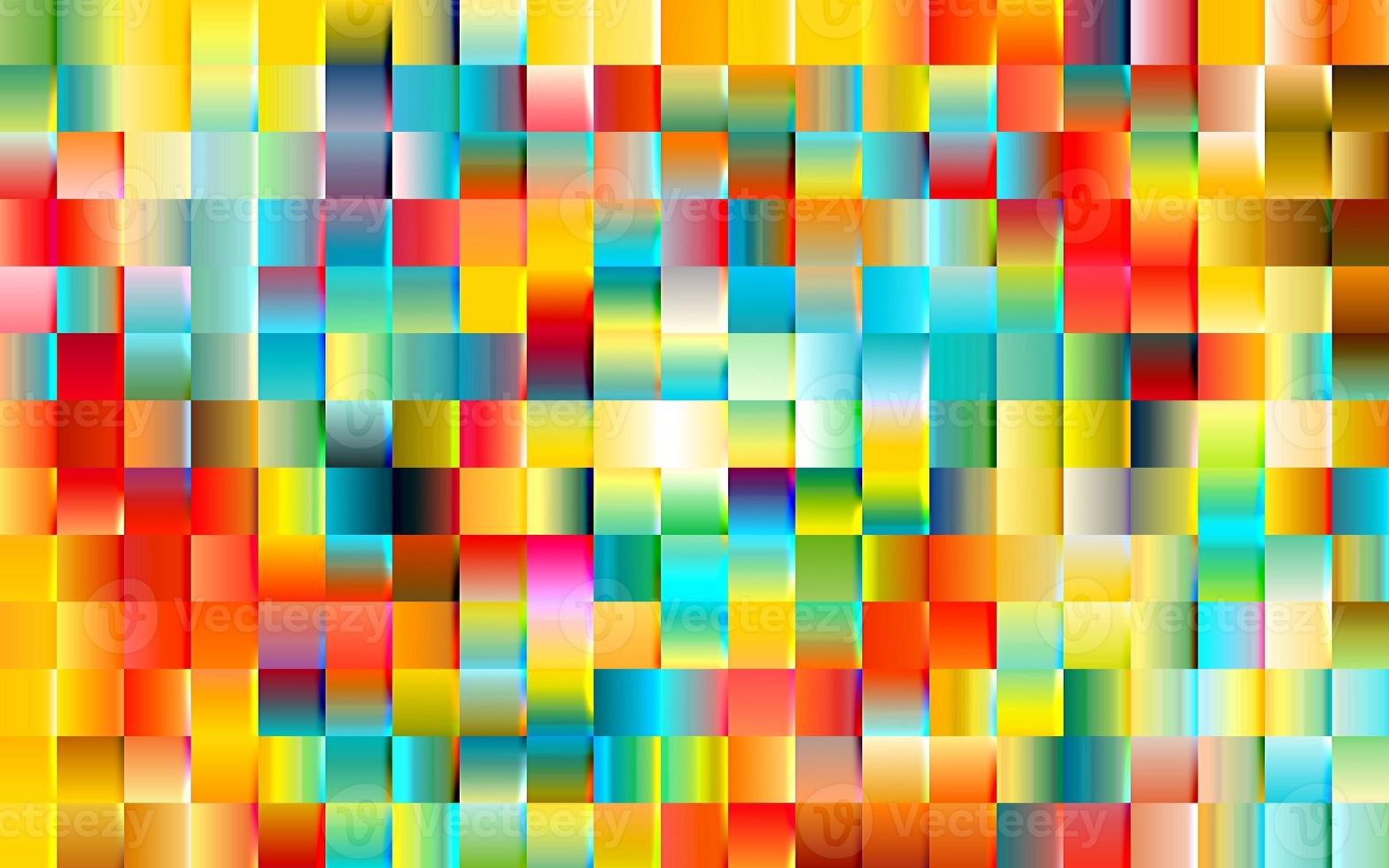 Colorful background with 3D cube patterns. Colorful abstract mosaic squares. Colorful background design. Suitable for presentation, template, card, book cover, poster, website, etc. photo