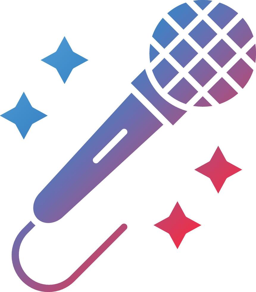 Vector Design Karaoke Icon Style