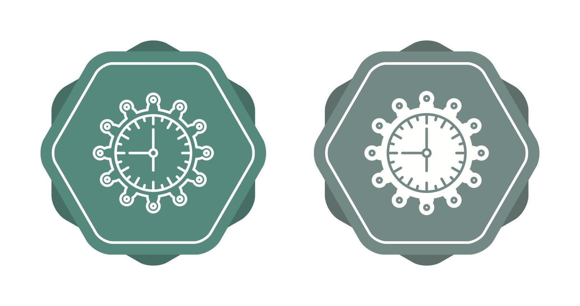 icono de vector de reloj