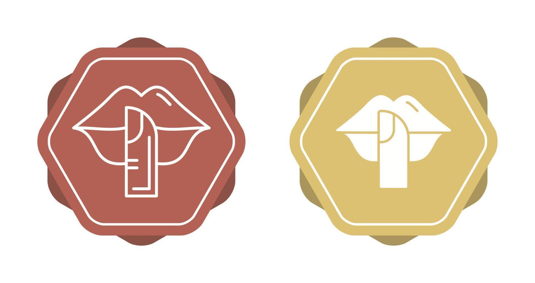 Silence Vector Icon