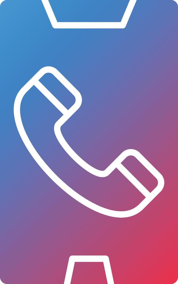 Vector Design Mobile Call Icon Style