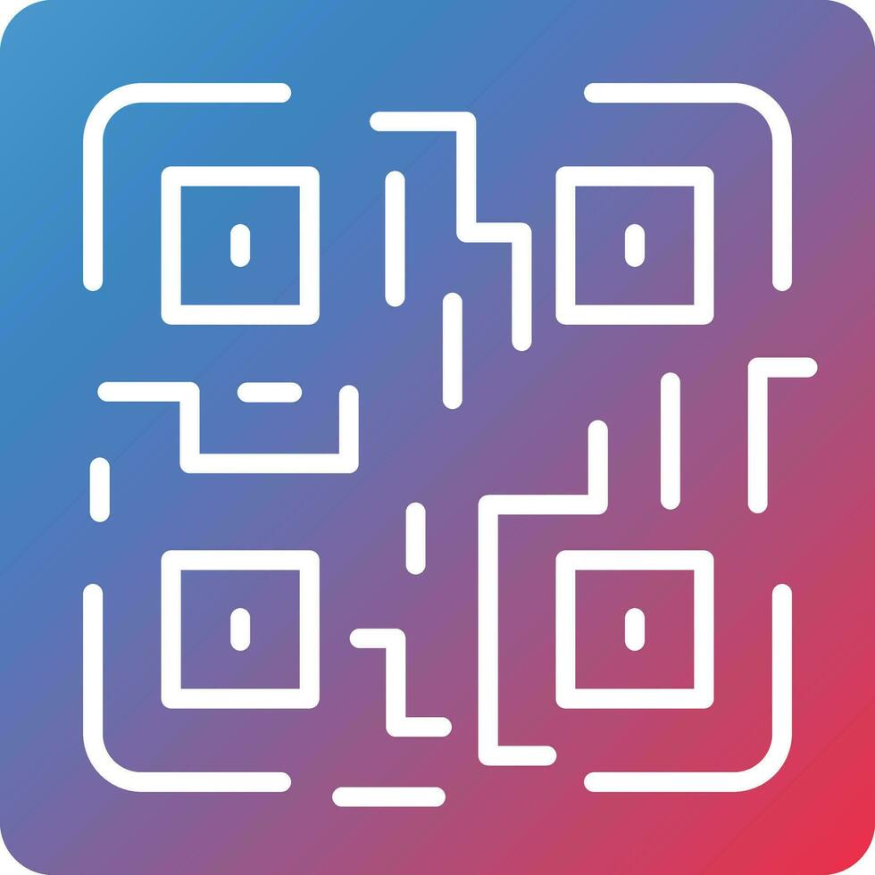 Vector Design QR Code Icon Style