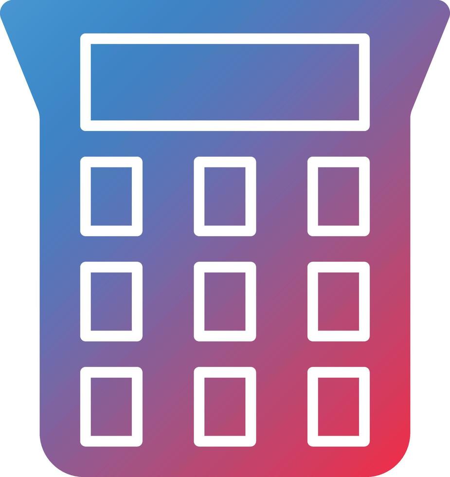 vector diseño calculadora icono estilo