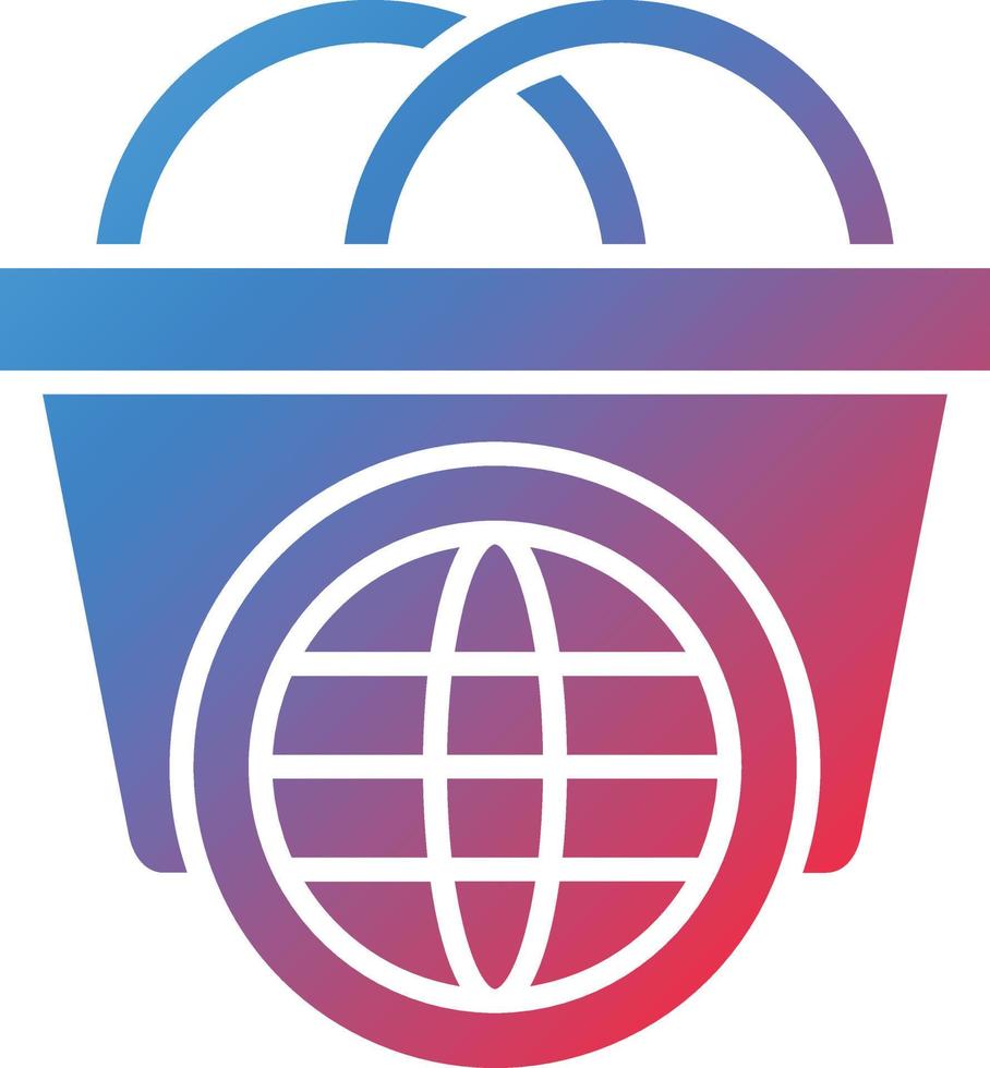 Vector Design Worldwide Shopping Icon Style