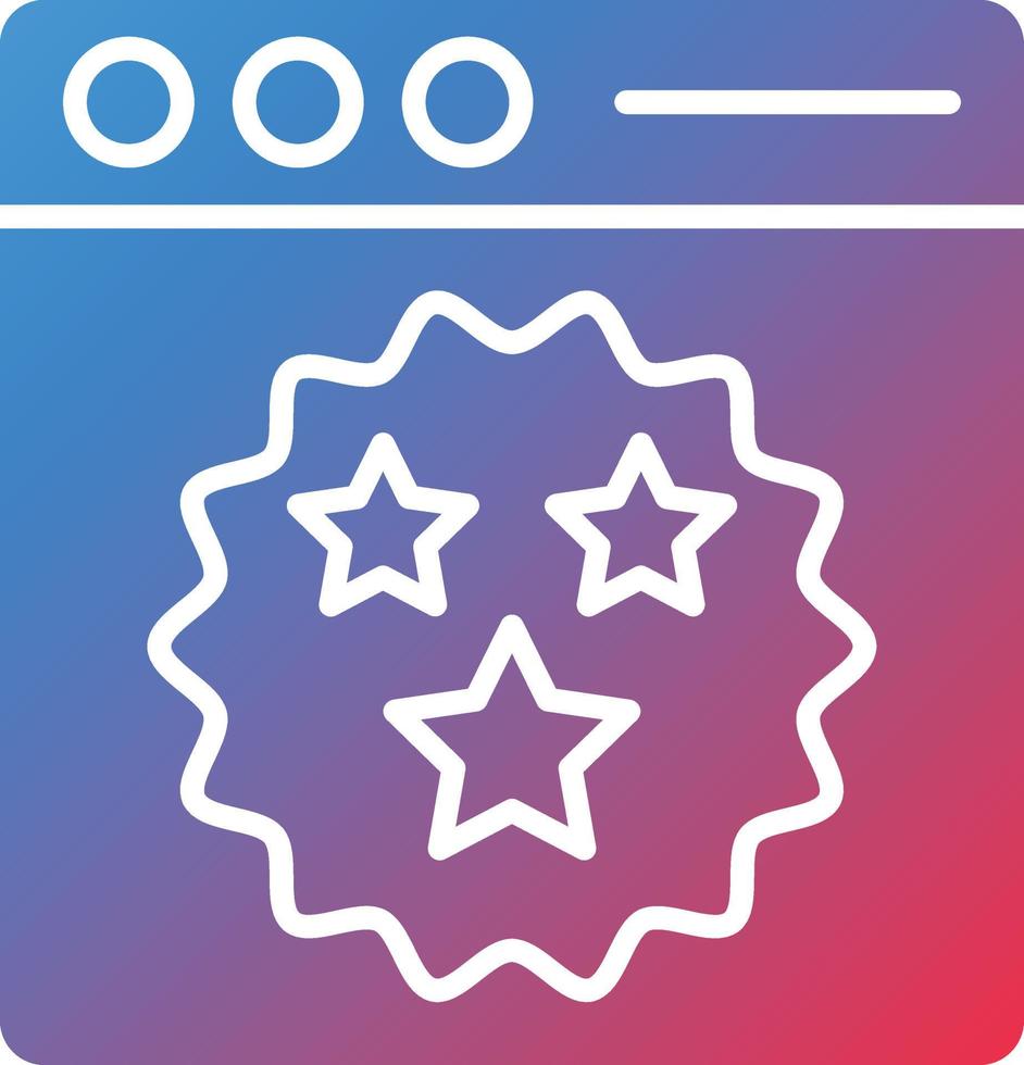 Vector Design Reputation Icon Style