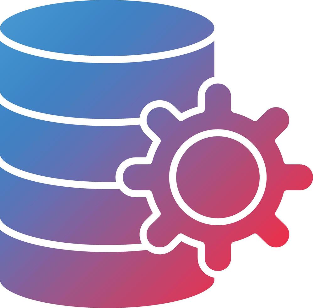Vector Design Data Management Icon Style