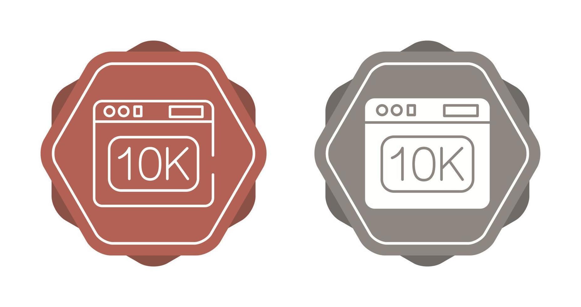 10k Vector Icon