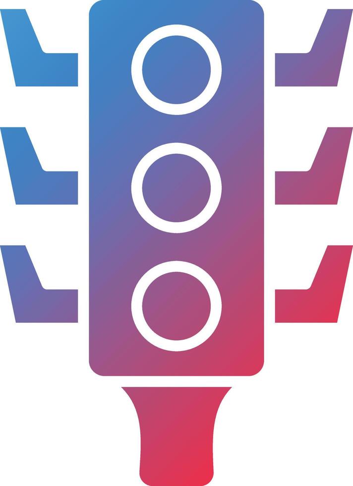 Vector Design Traffic Lights Icon Style