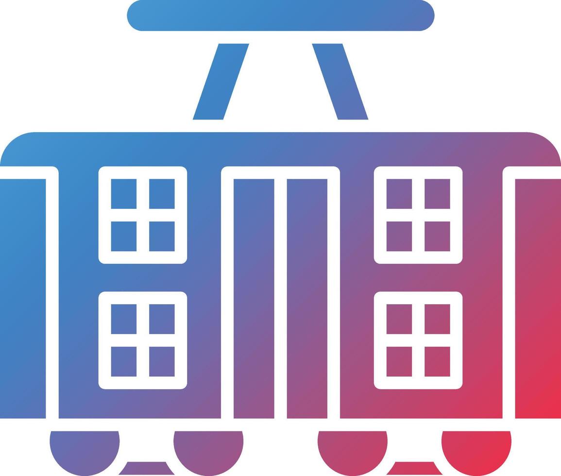 Vector Design Tram Icon Style
