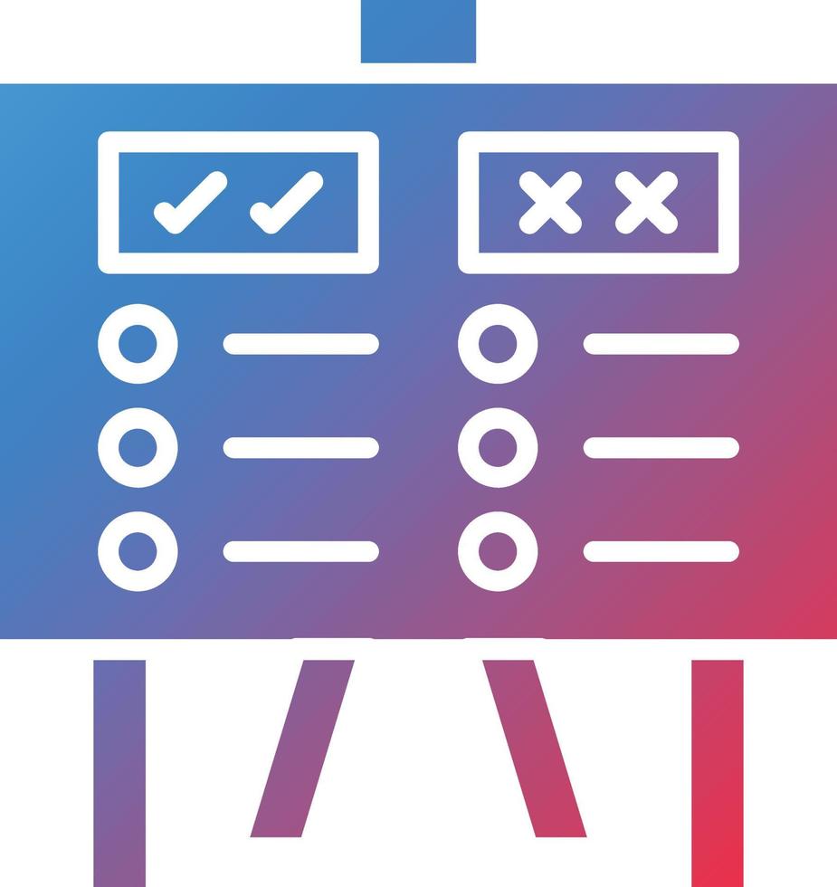 Vector Design Pros And Cons Icon Style