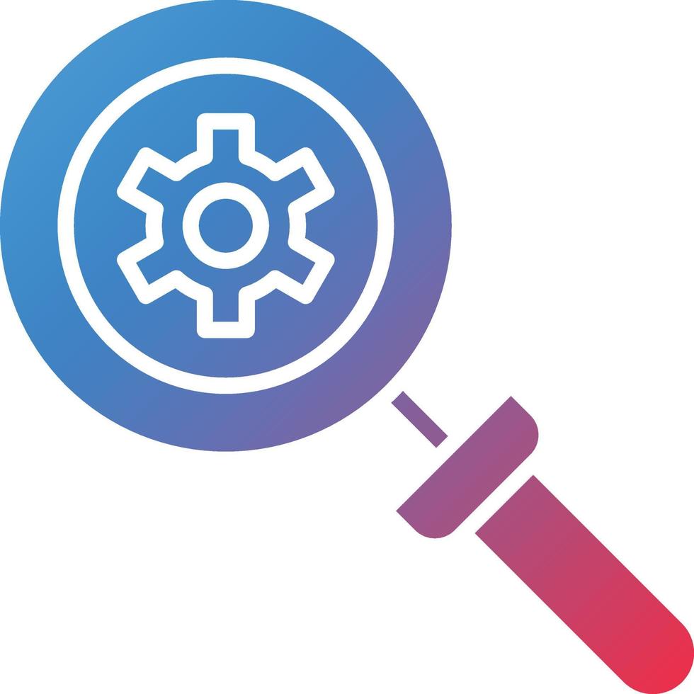 Vector Design Research Icon Style