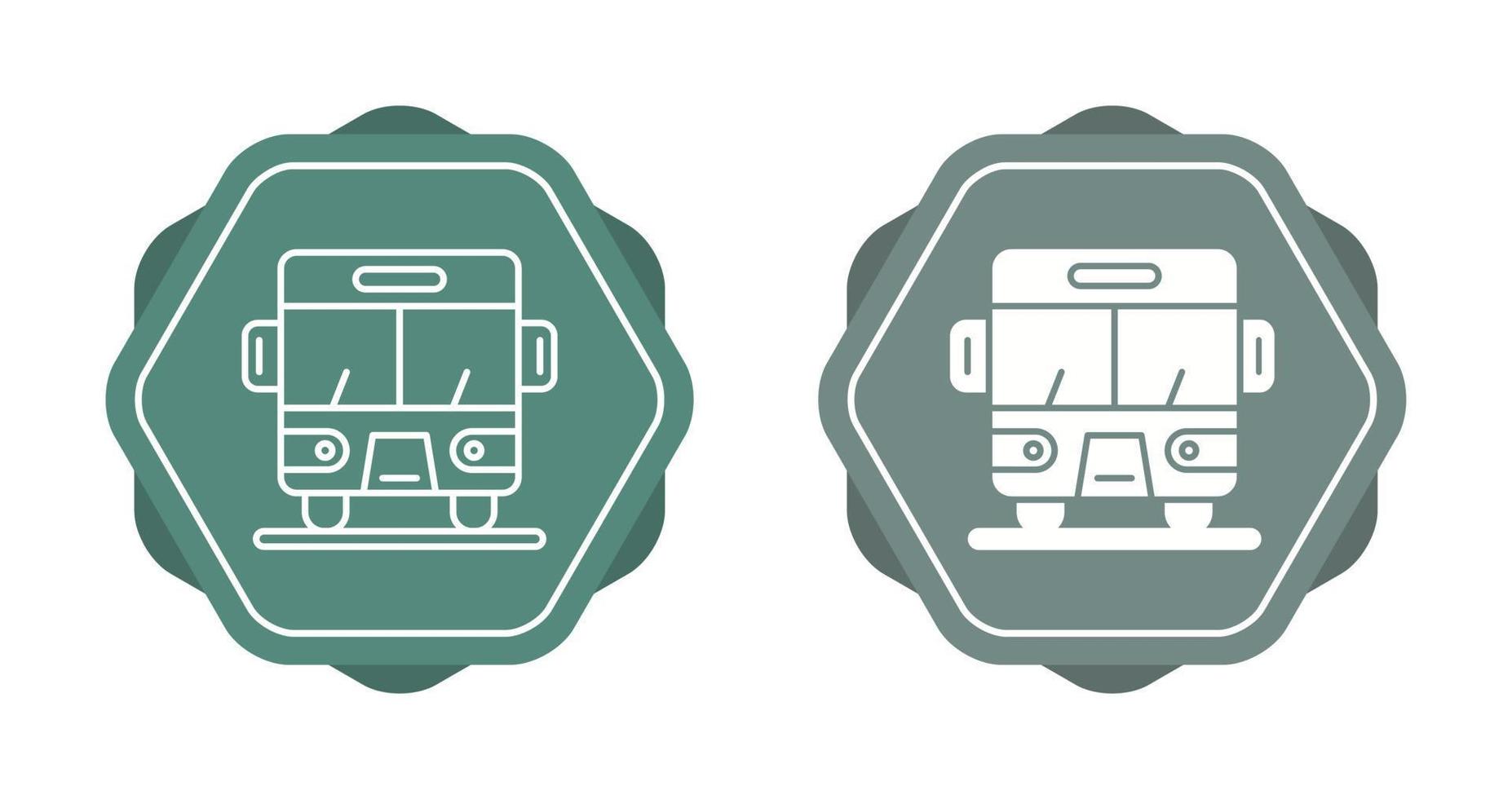 icono de vector de bus