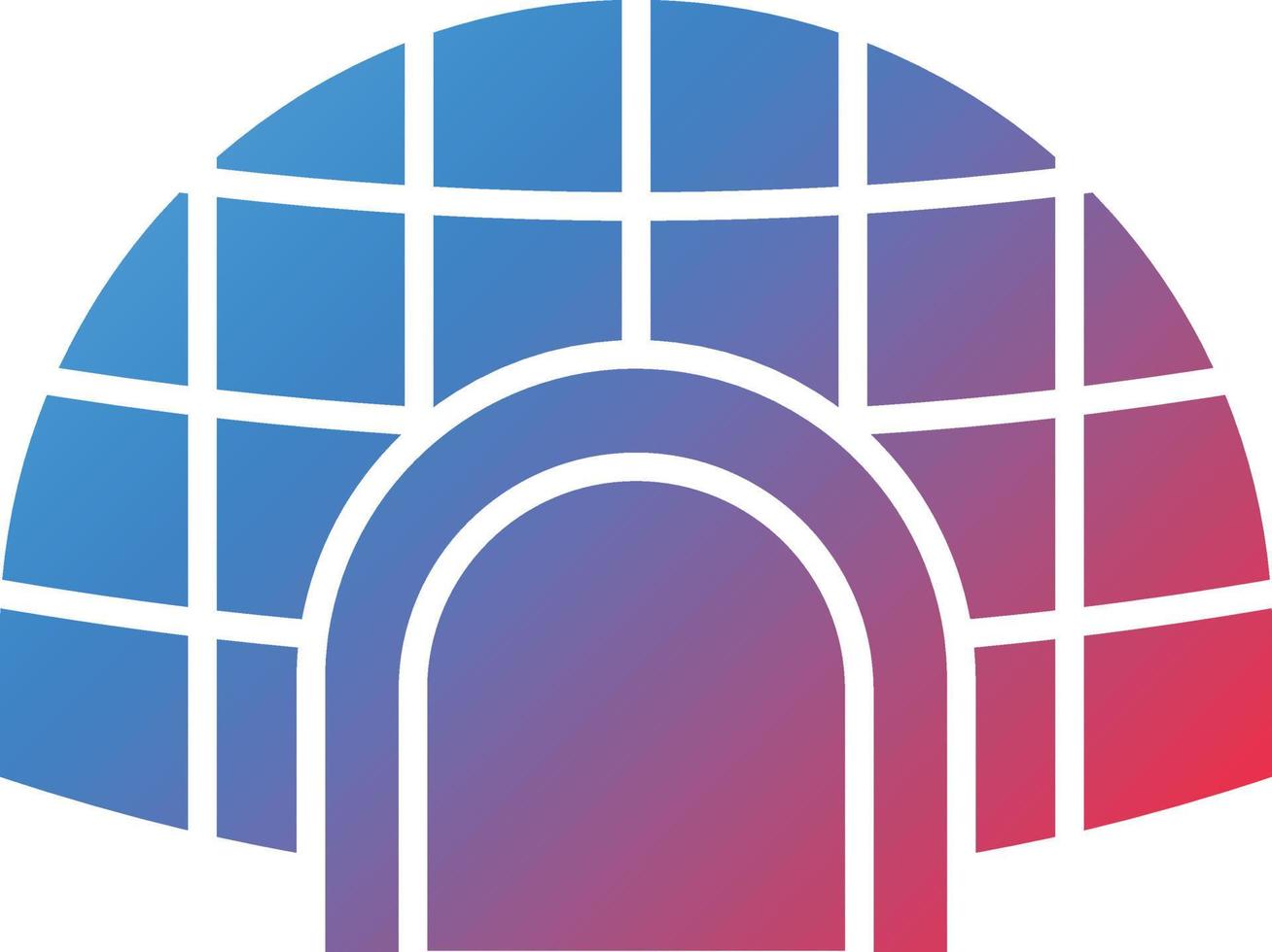 Vector Design Igloo Icon Style
