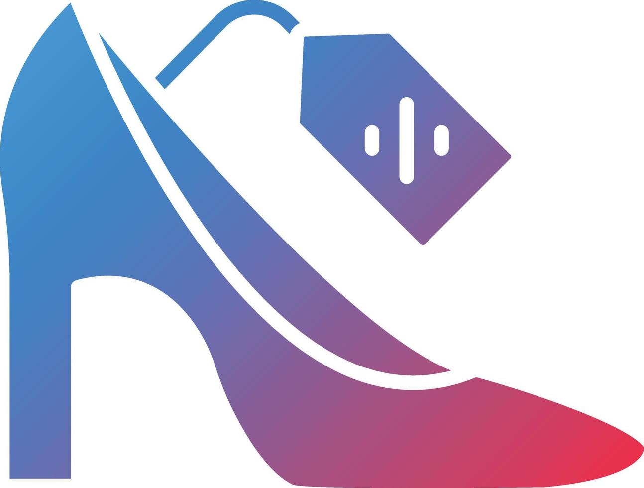 Vector Design Heel Sale Icon Style