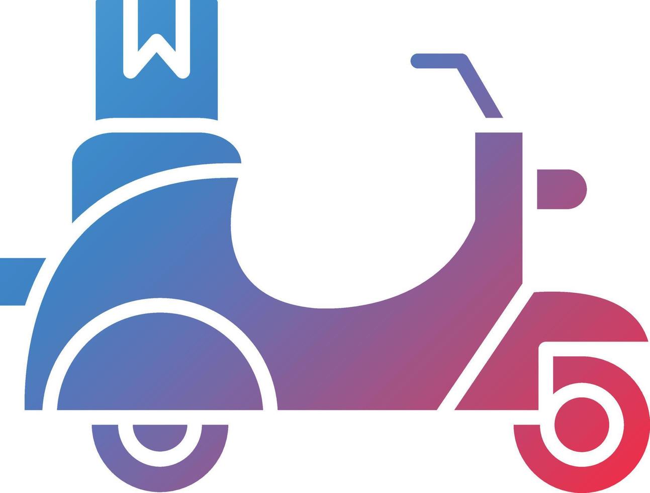 Vector Design Delivery Scooter Icon Style