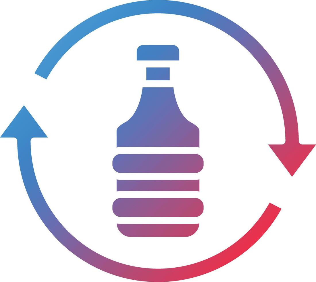 Vector Design Plastic Recycle Icon Style