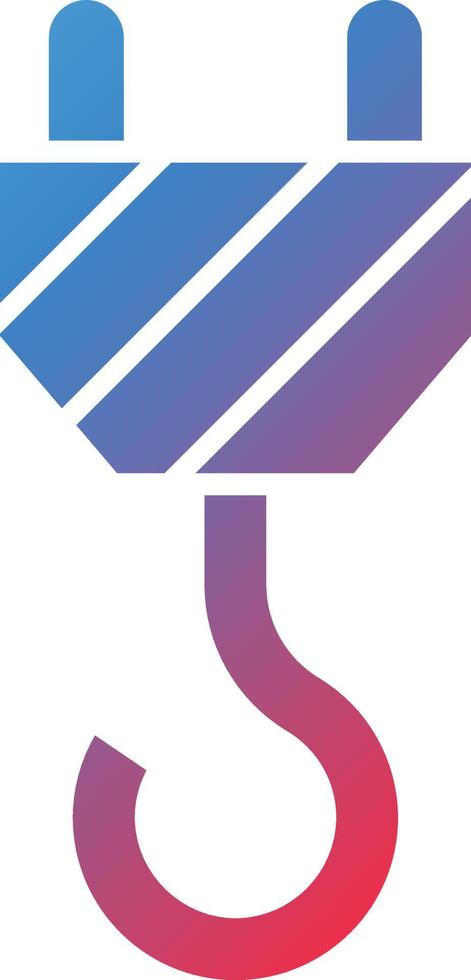 Vector Design Crane Hook Icon Style