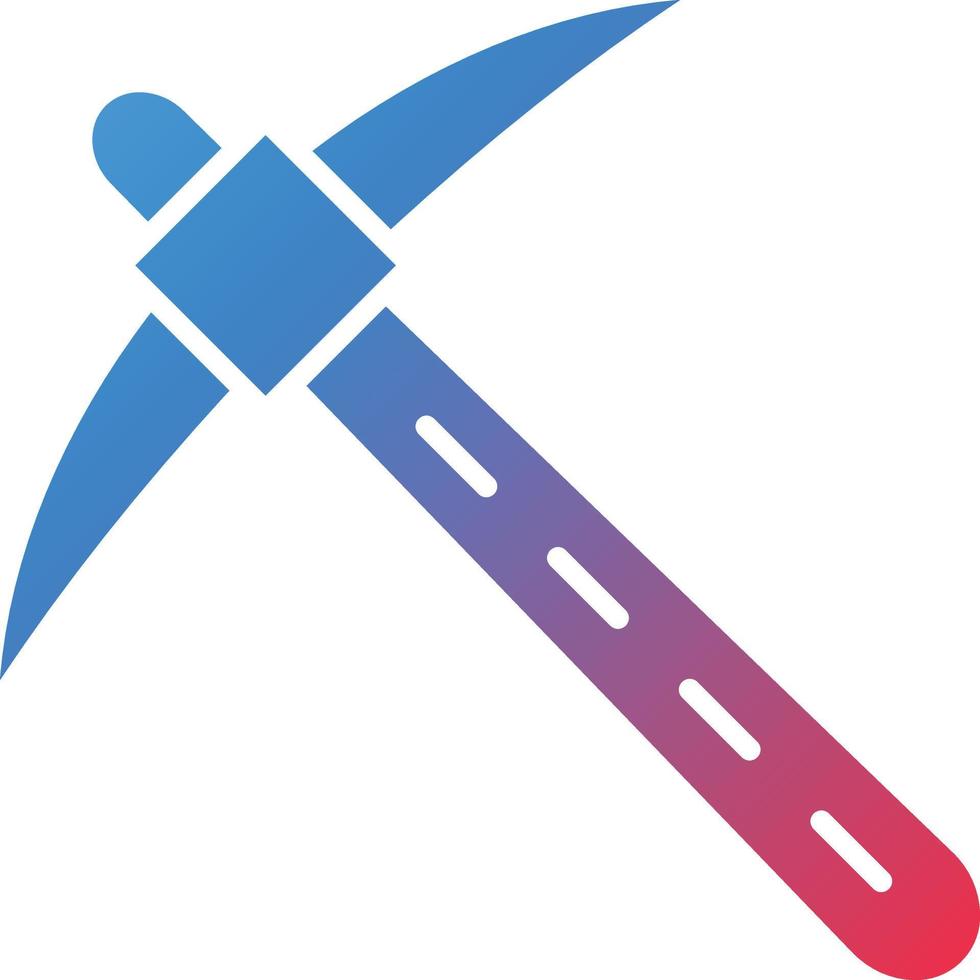 Vector Design Pickaxe Icon Style