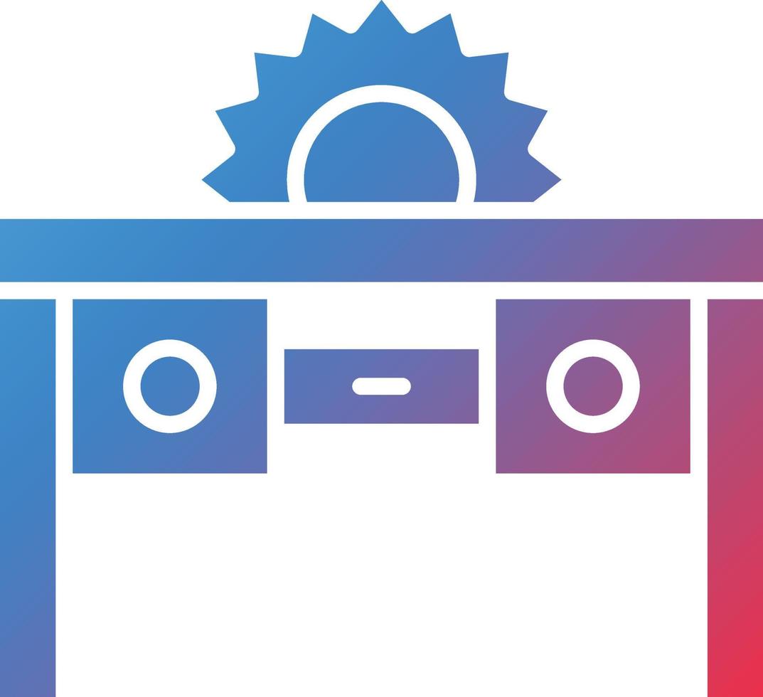 Vector Design Table Saw Icon Style