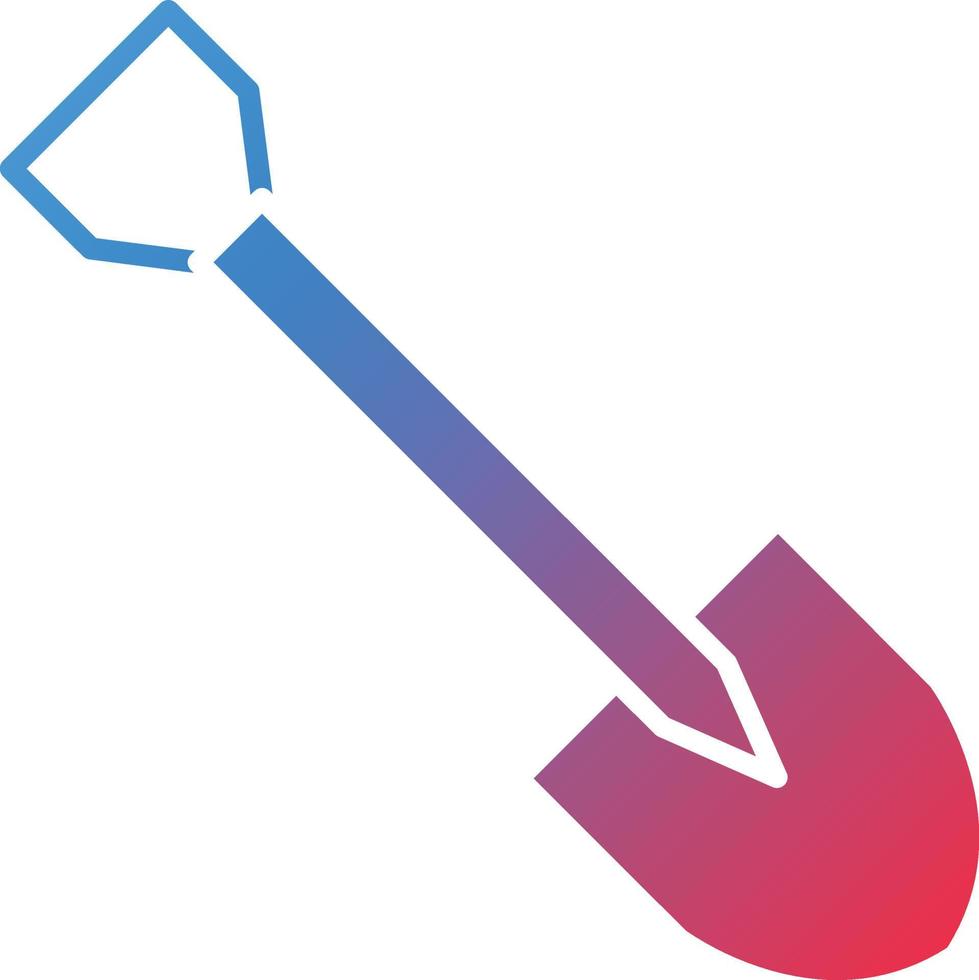 Vector Design Shovel Icon Style