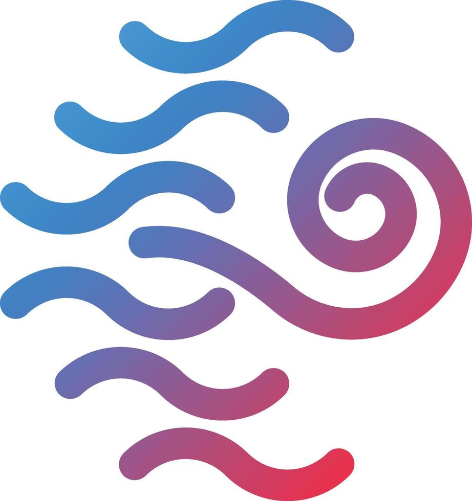 Vector Design Wind Icon Style