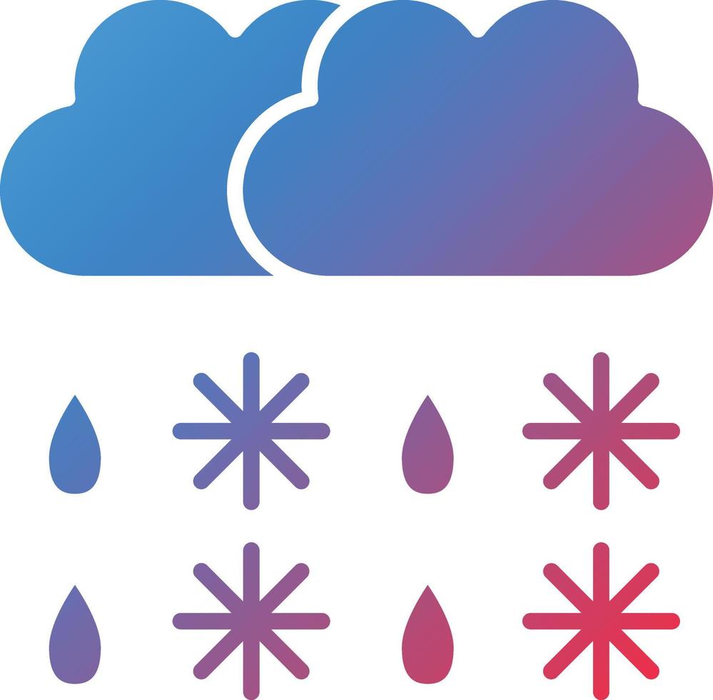 Vector Design Snow Icon Style