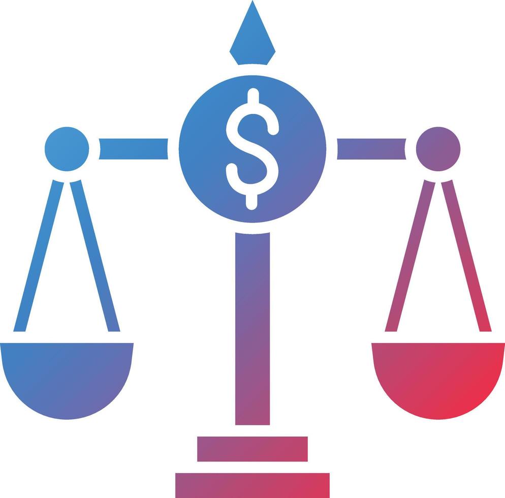 Vector Design Financial Law Icon Style