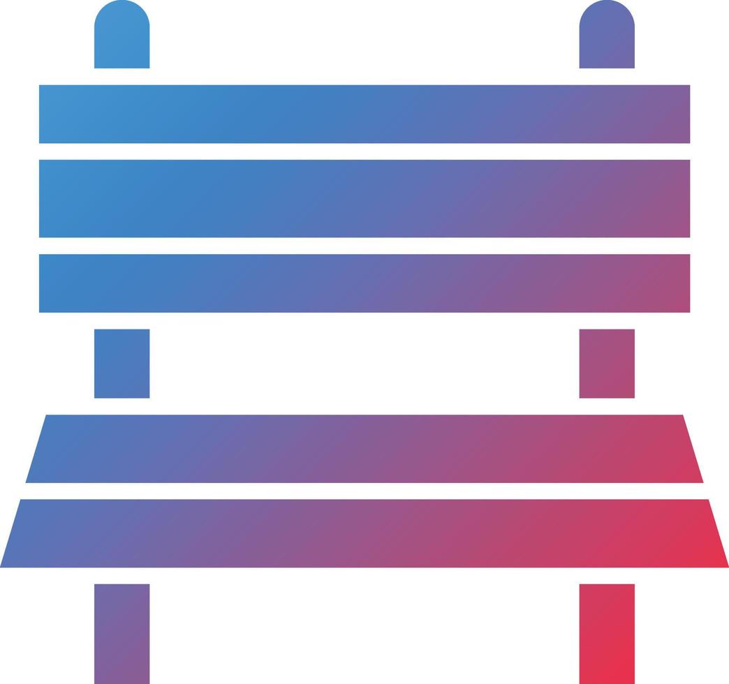 Vector Design Bench Icon Style