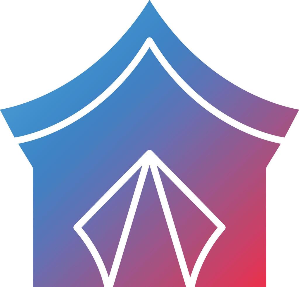Vector Design Tent Icon Style
