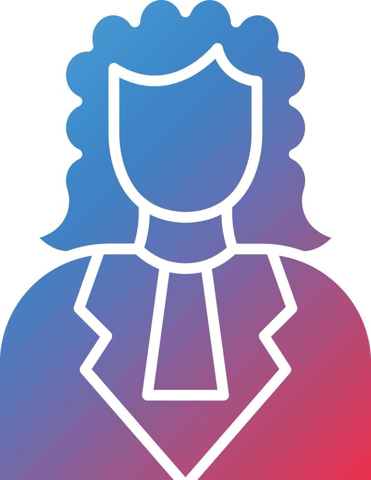 Vector Design Judge Icon Style
