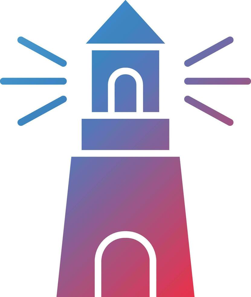 Vector Design Lighthouse Icon Style