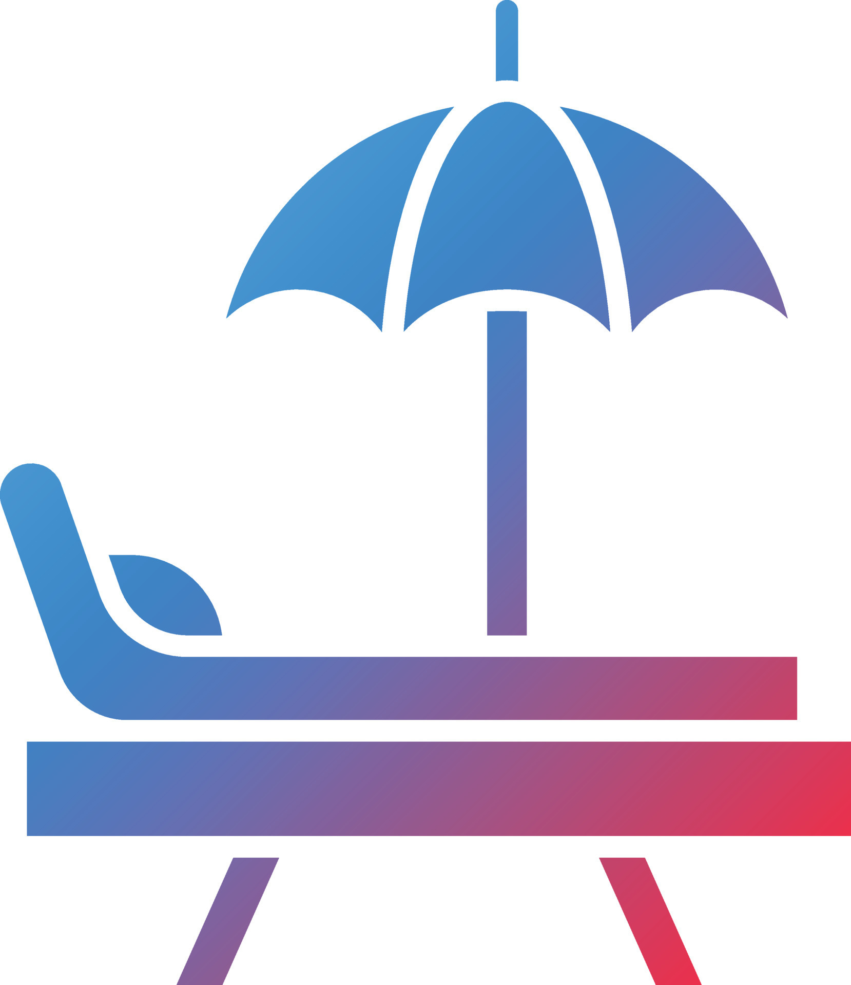 Vector Design Beach Chair Icon Style 22375334 Vector Art at Vecteezy