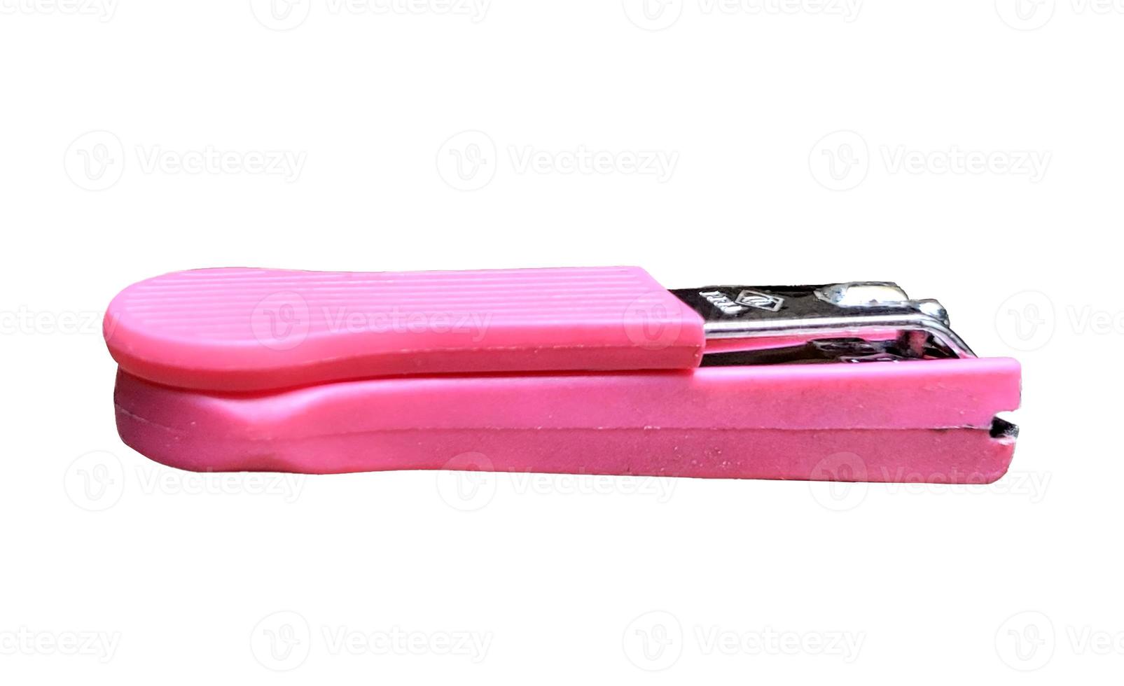 Nail cutter with white background photo