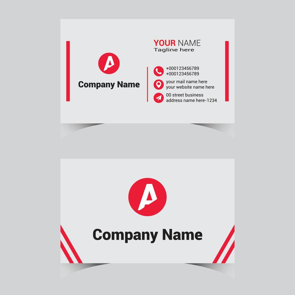 Modern Business Card Design vector