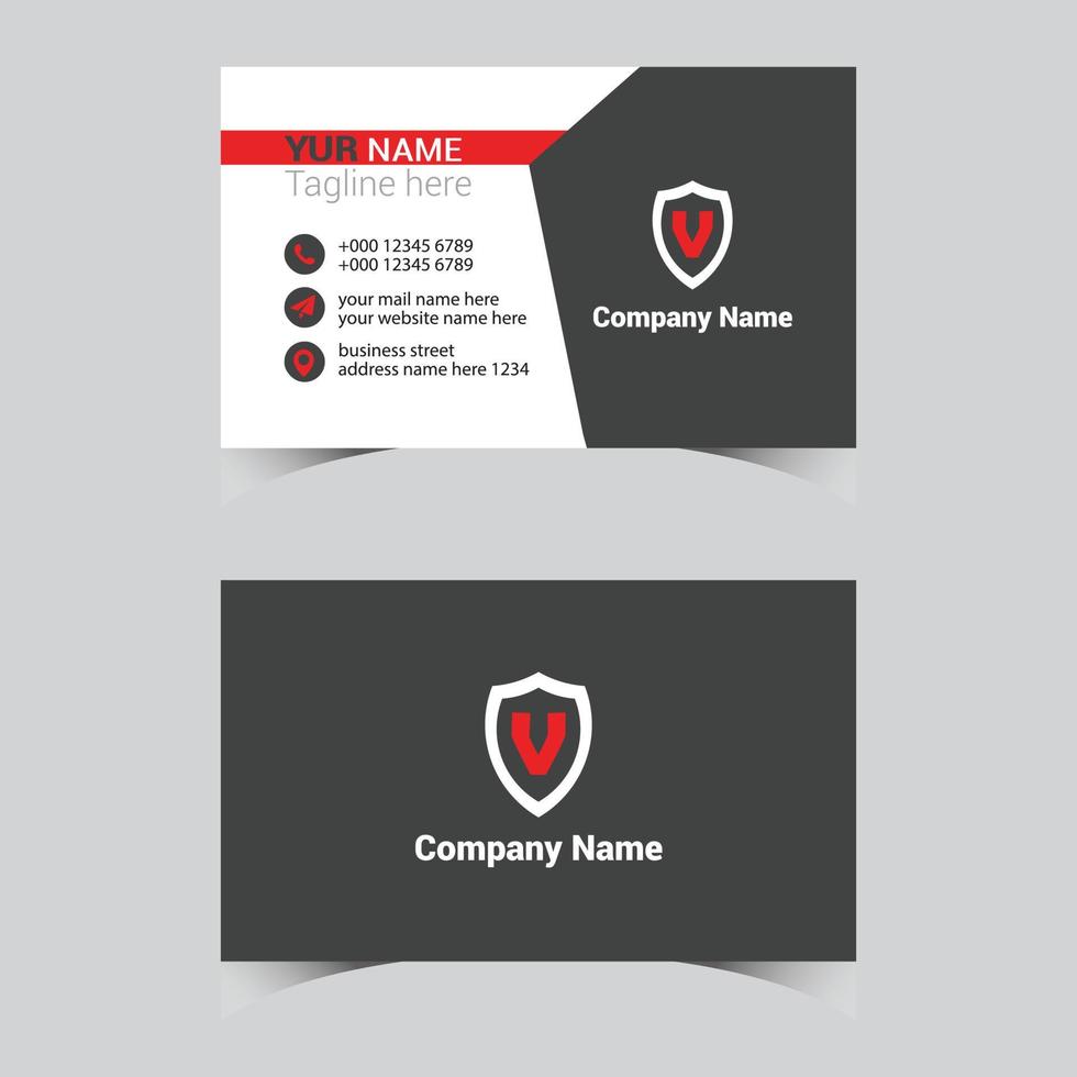 Modern Business Card Design vector