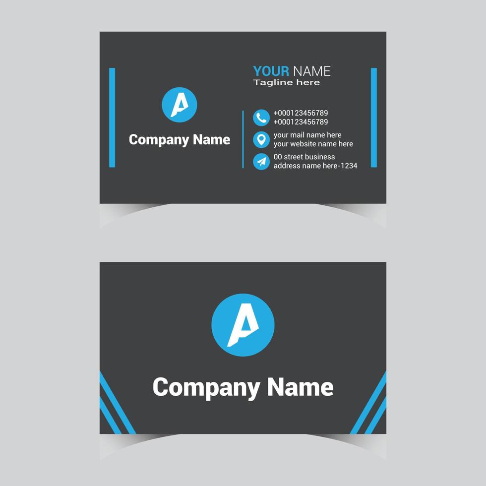 Modern Business Card Design vector