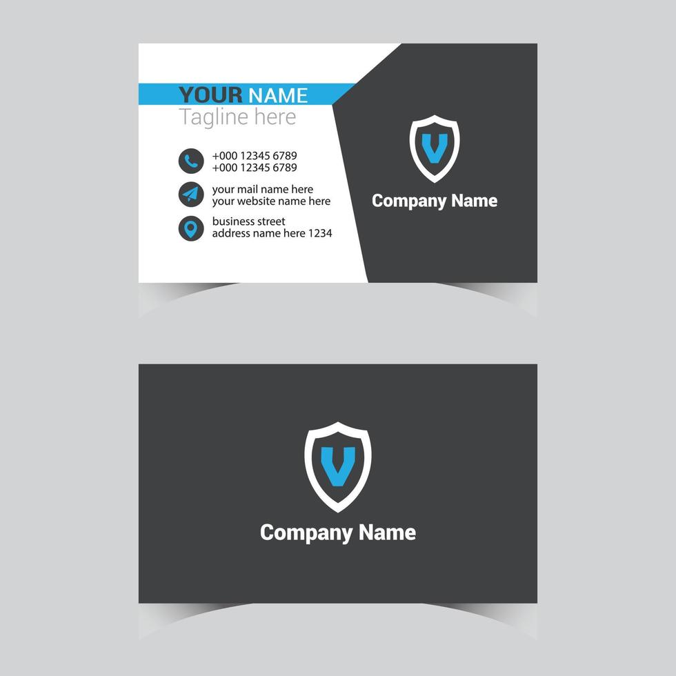 Modern Business Card Design vector