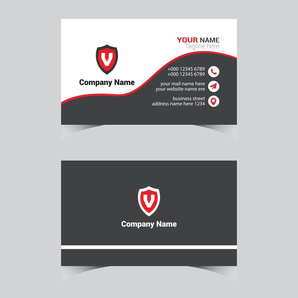 Modern Business Card Design vector