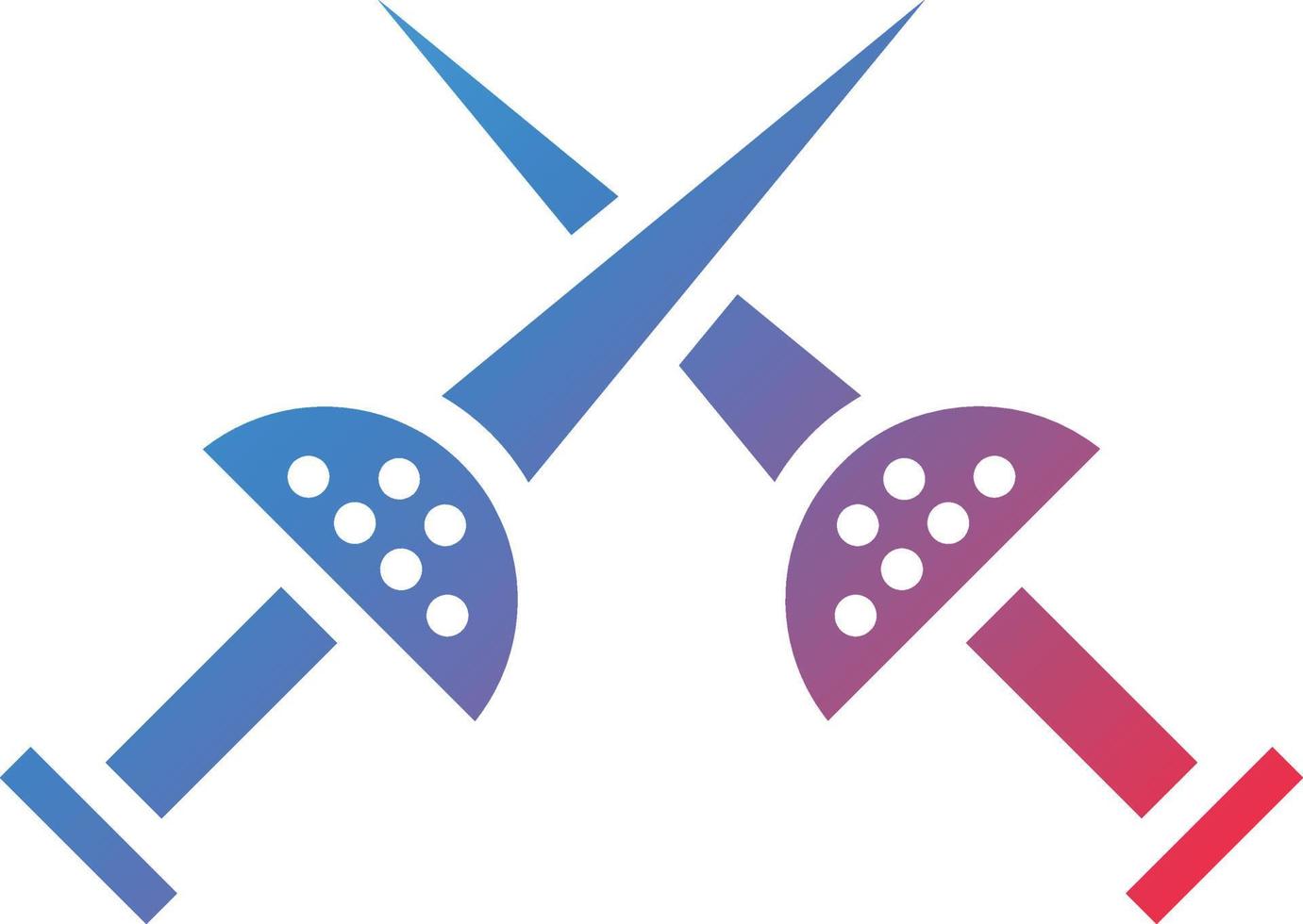 3643 - Fencing Sports.eps vector