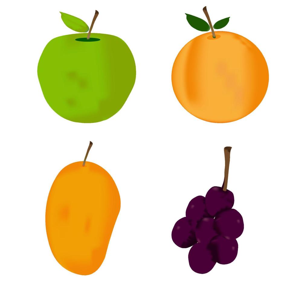 3d fruit vector bundle