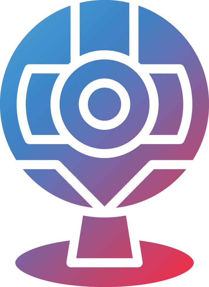 3591 - Round Webcam.eps vector