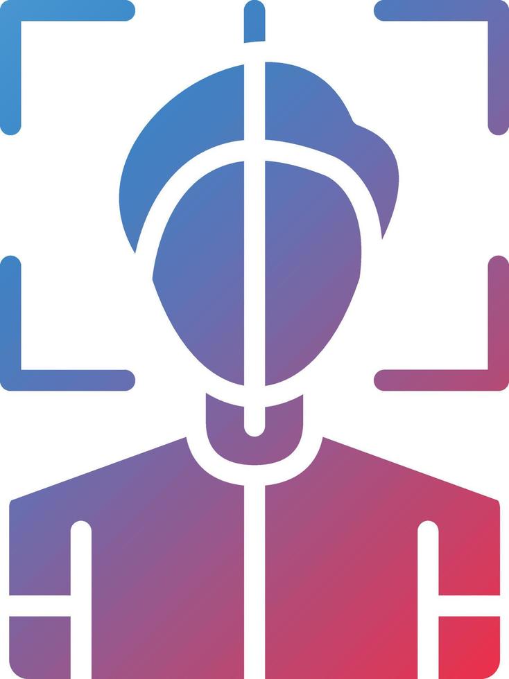 3557 - Face Scanner.eps vector