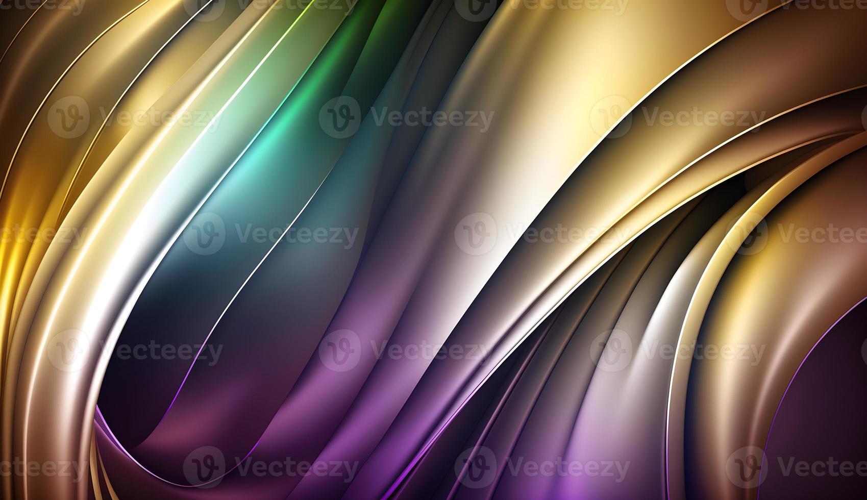 3d iridescent gradient background for wallpaper cover, Vibrant colourful gradient holographic overlapping render for banner, premium background wallpaper for pc, Pro Photo