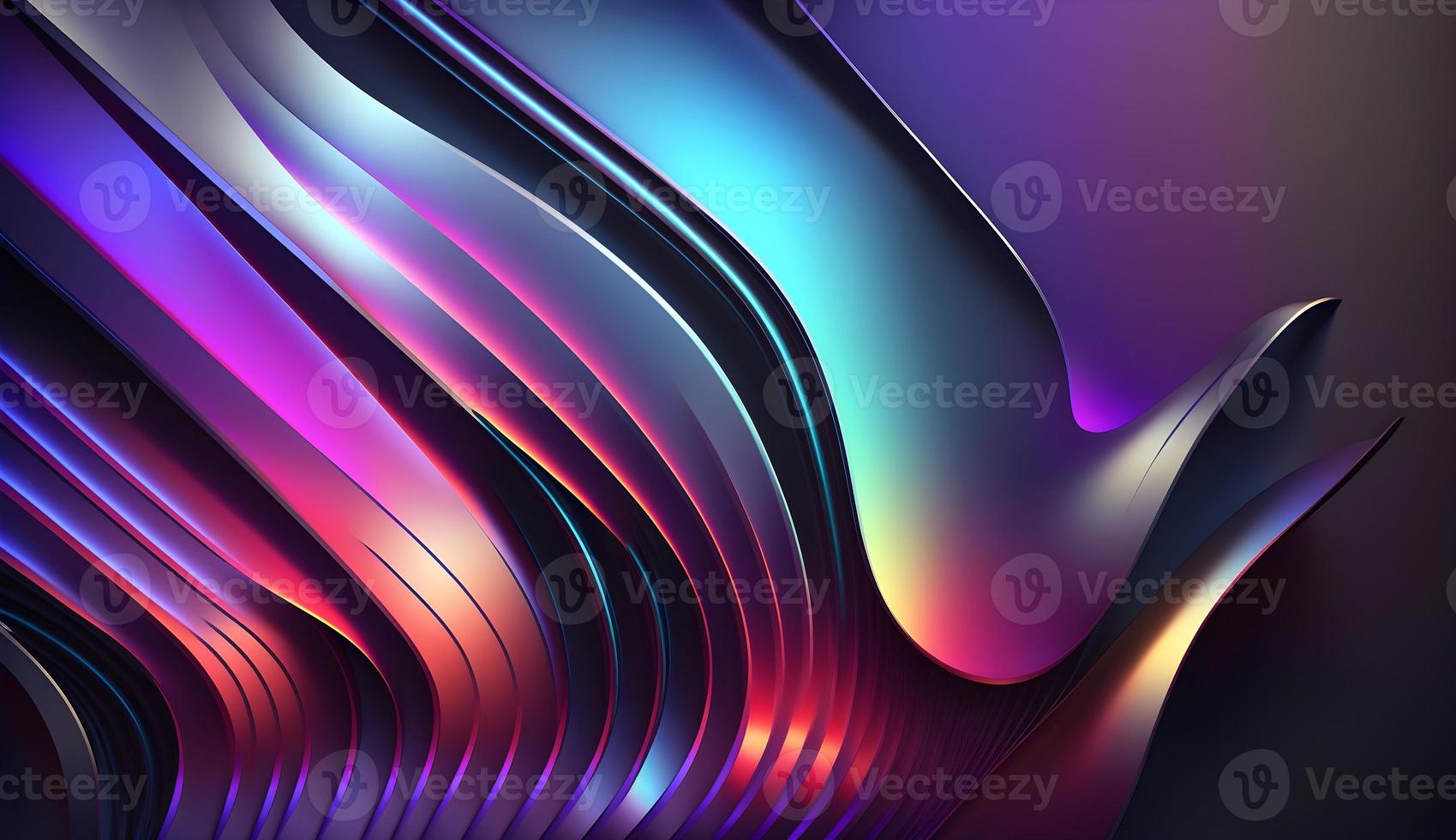 3d abstract iridescent gradient background, Premium quality 3d abstract shapes backgrounds wallpaper, Pro Photo